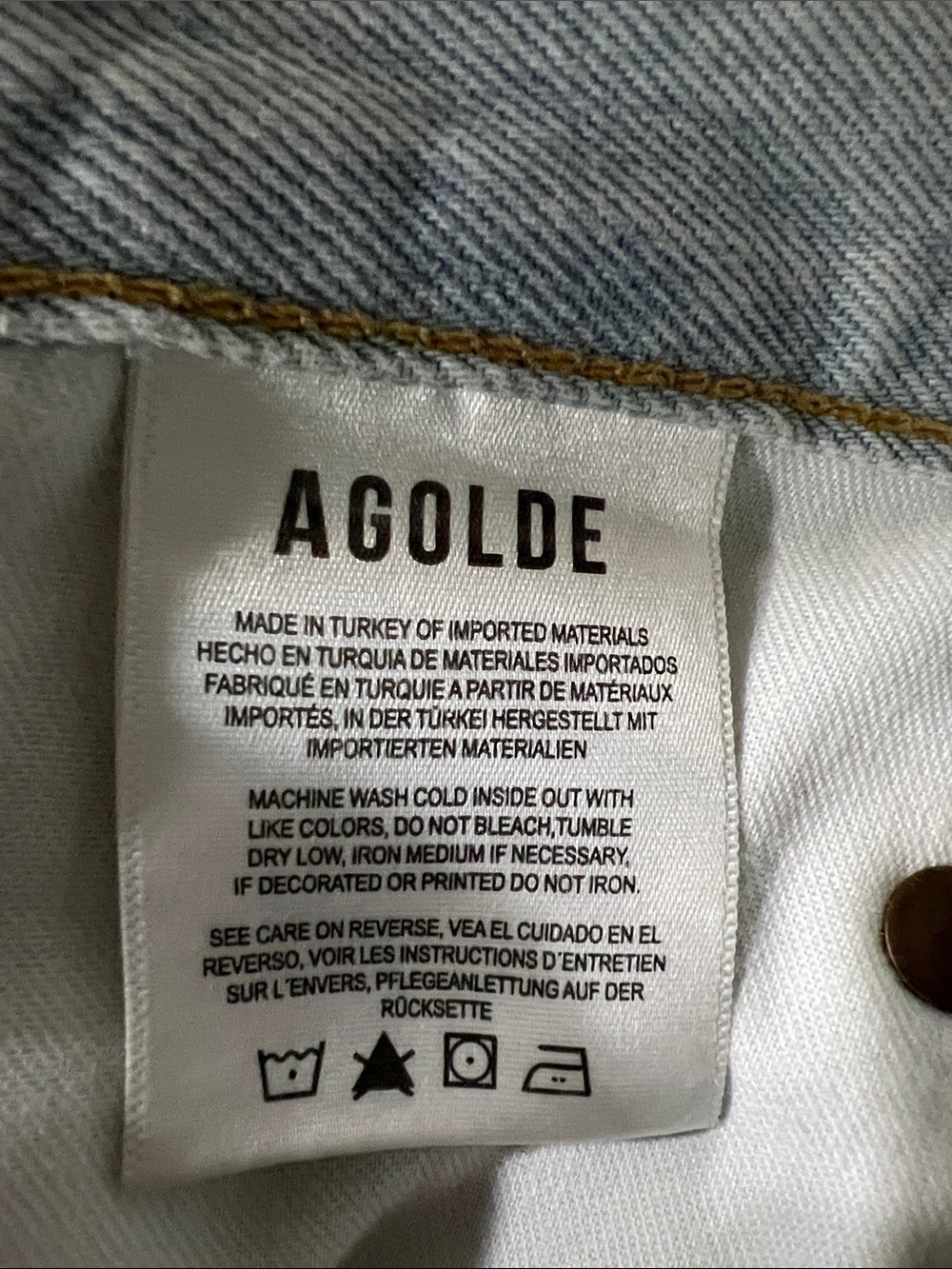 Agolde Fusion jean size 24 - Picture 4 of 5